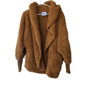 Nordic Beach Sherpa Fleece Wrap Jacket Women's One Size